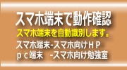 スマホ端末動作確認